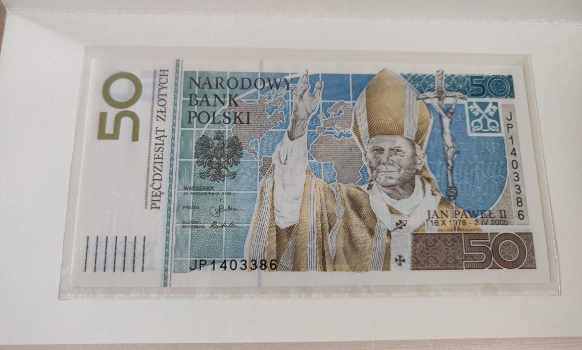 Zestaw 10 Banknotów kolekcjonerskich NBP