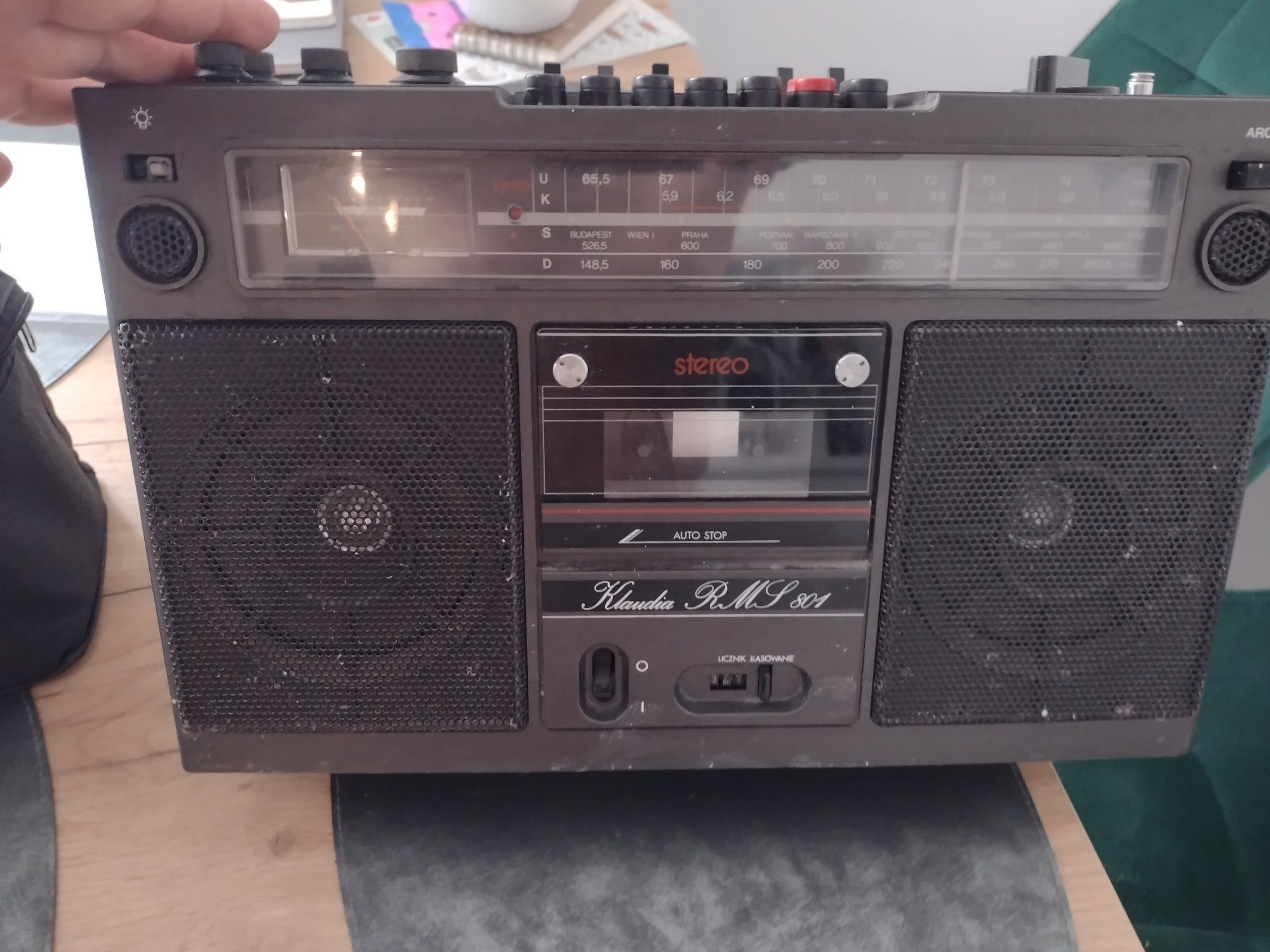 Radiomagnetofon UNITRA eltra Klaudia RMS 801