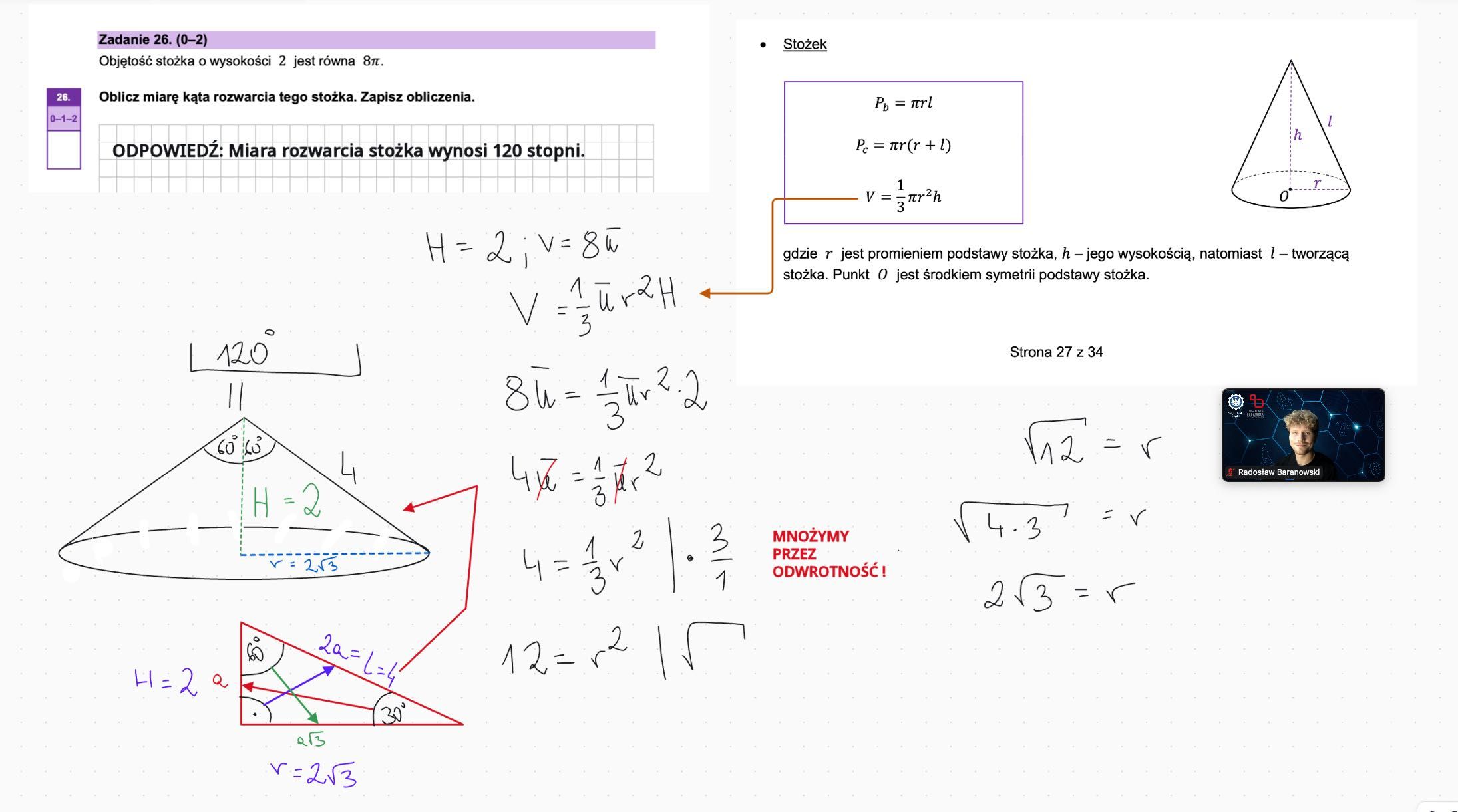 Korepetycje z matematyki ONLINE / STACJONARNIE Gliwice Sośnica