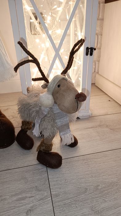 Dekoracja dwa renifery wys 90cm