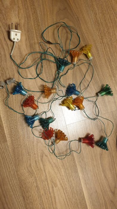 Lampki choinkowe  PRL retro na żaróweczki z ZSRR