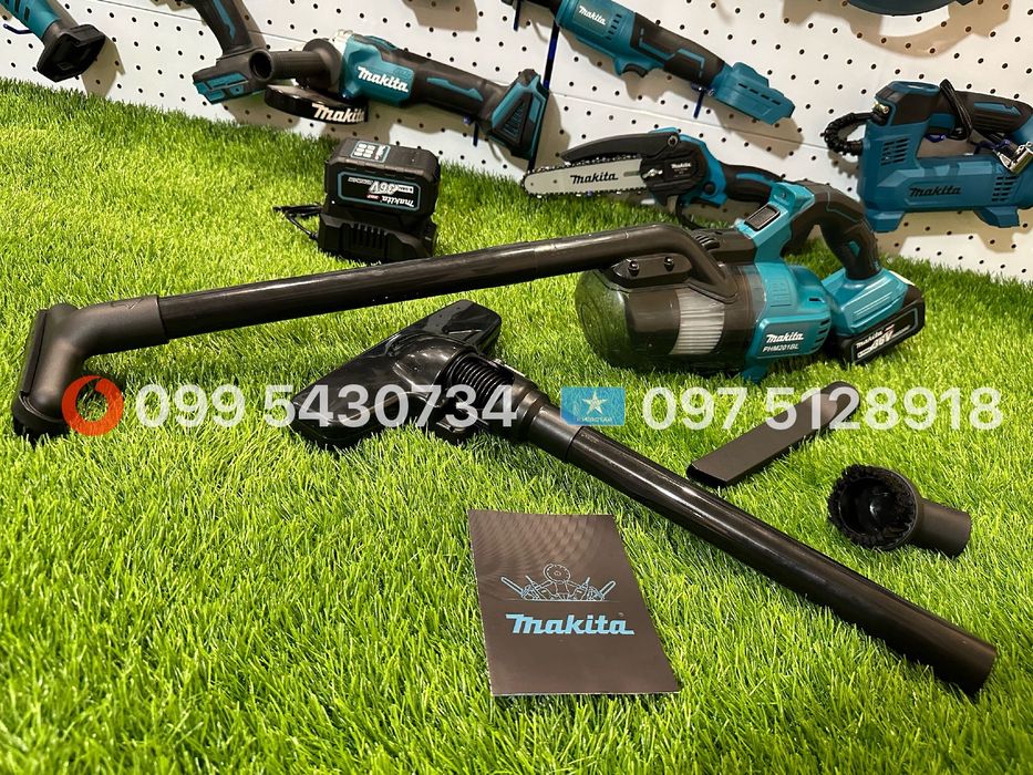 Пилосос аккумуляторний Makita PHM201BL 36V 8ah ємність бака 600 мл