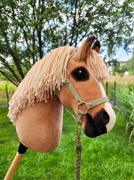 Konik Hobby Horse A4 ręcznie szyty z minky, zestaw z kantarem #12