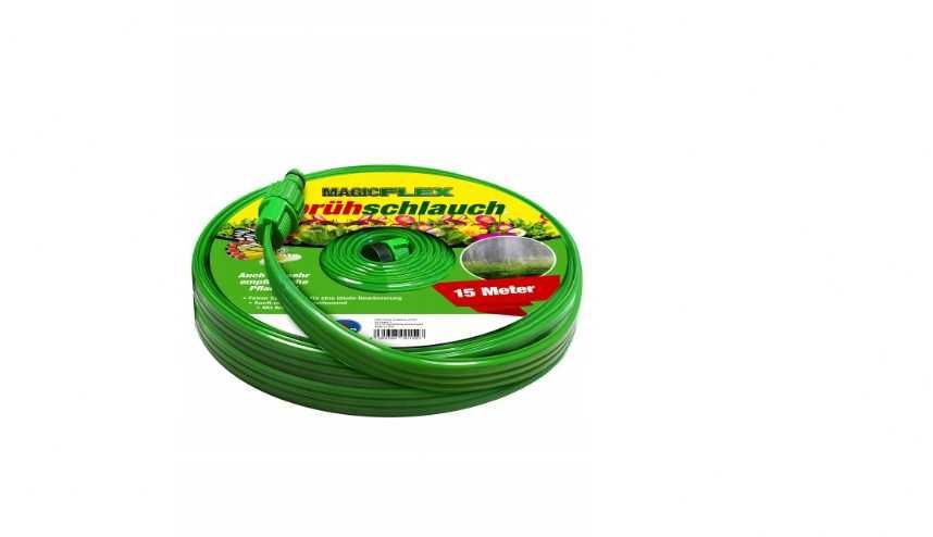 Wąż ogrodowy zraszający MagicFlex zraszacz 15m Zielony Elastyczny