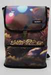 UNIKAT plecak z banera 1 egz. foto makro floral psychedelic rainbow NO