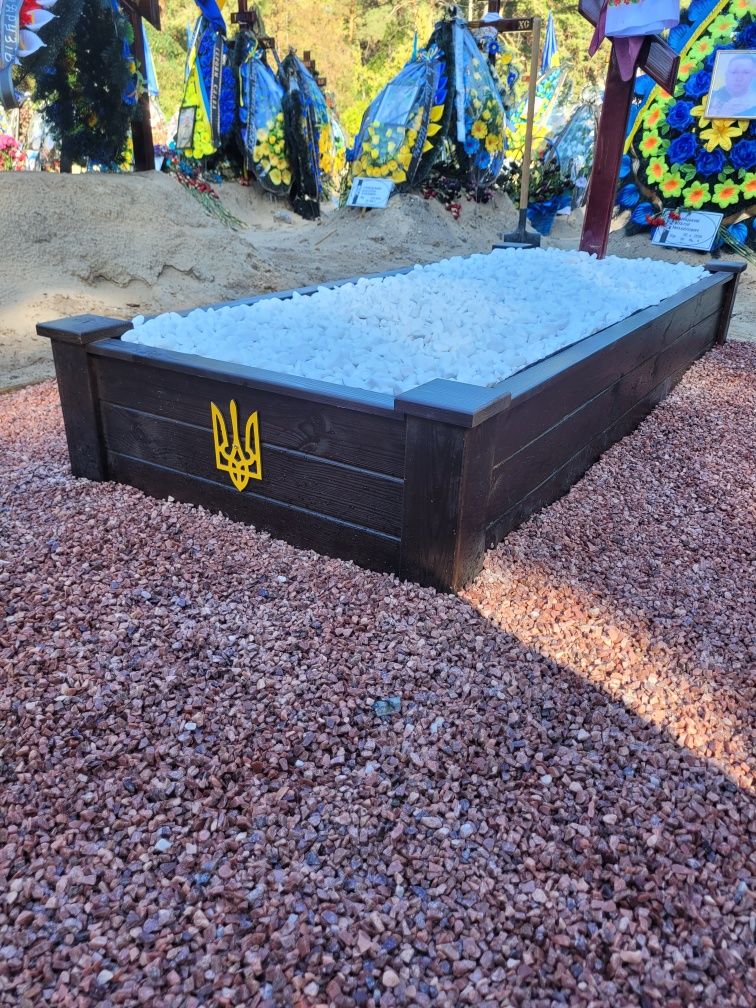 Надгробок дерев'яний. Київ. Доставка, встановлення.