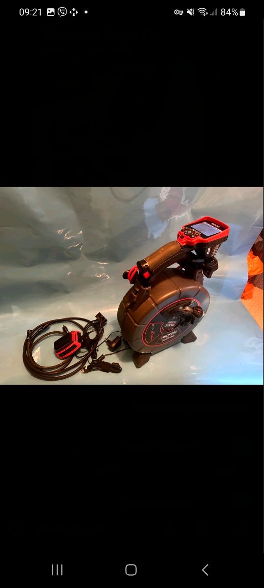 Ridgid seesnake micro drain.  ,видеоинспекция.  Відеодіагностіка