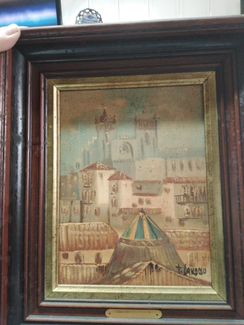 Quadro moldura tela Teixeira morgado
