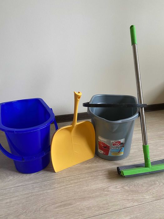 Відро пластмасове господарське без кришки прямокутне