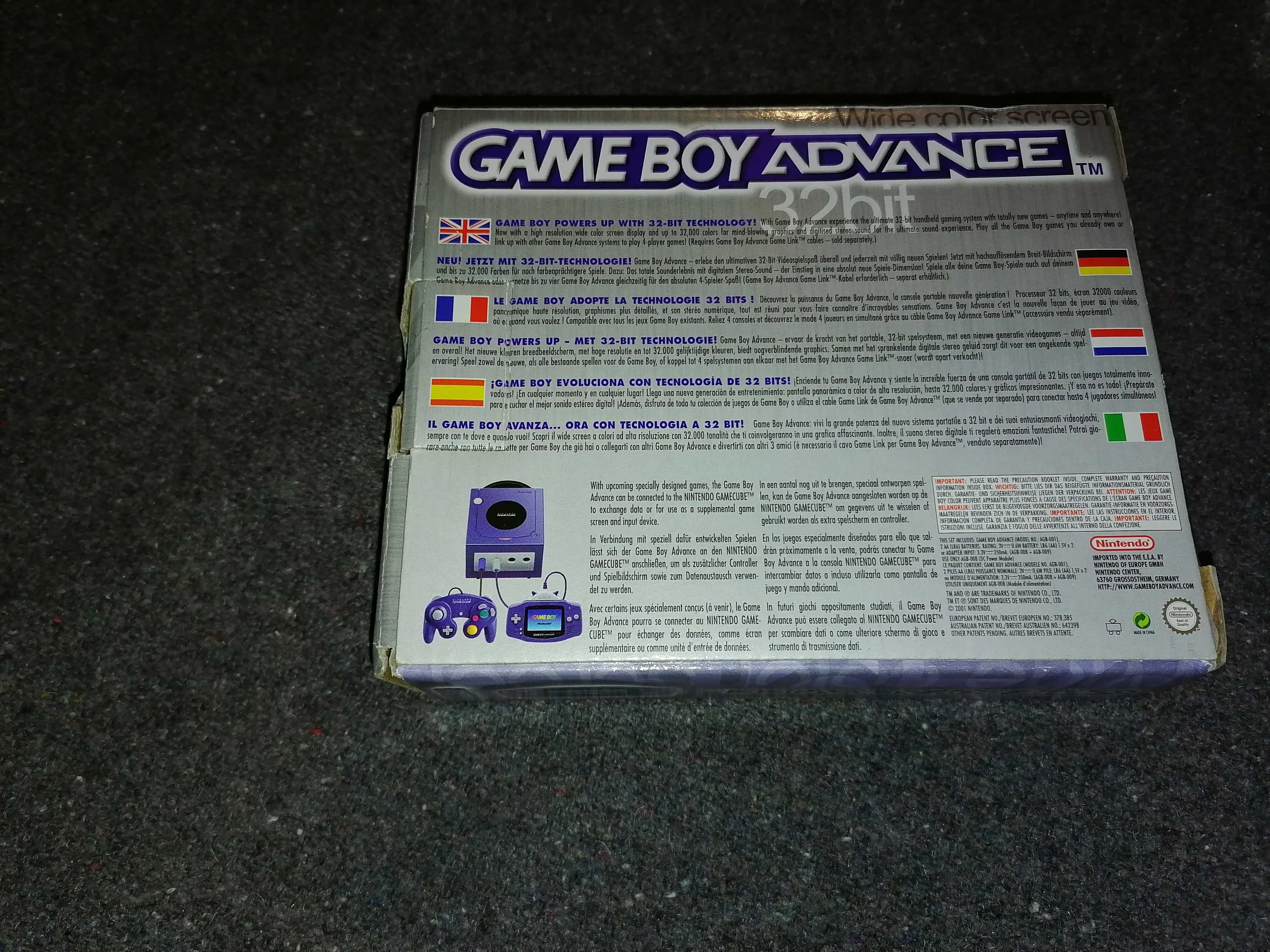 Game boy advance com caixa