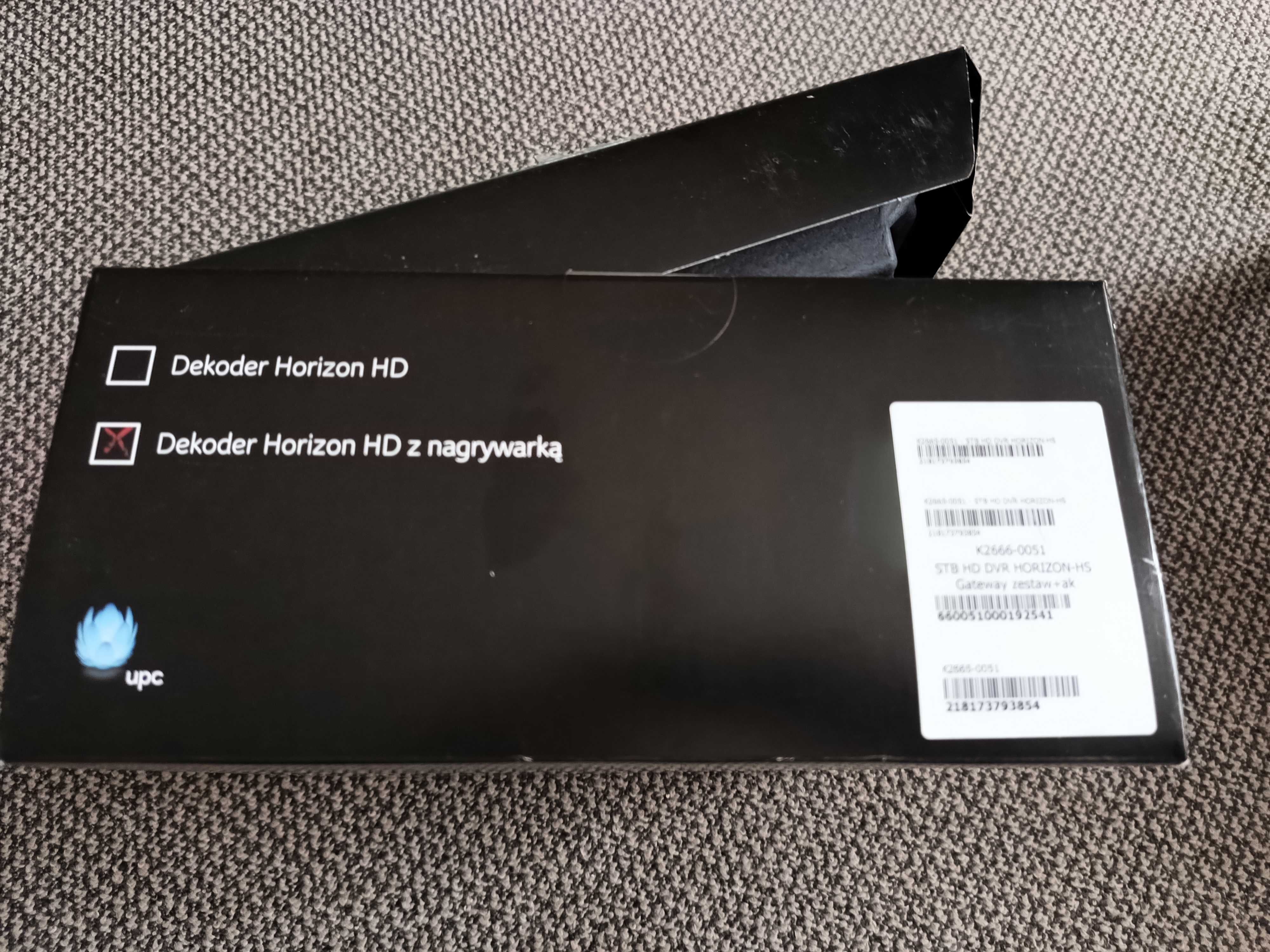 Dekoder Horizon HD - komplet .  Stan urządzenia dobry