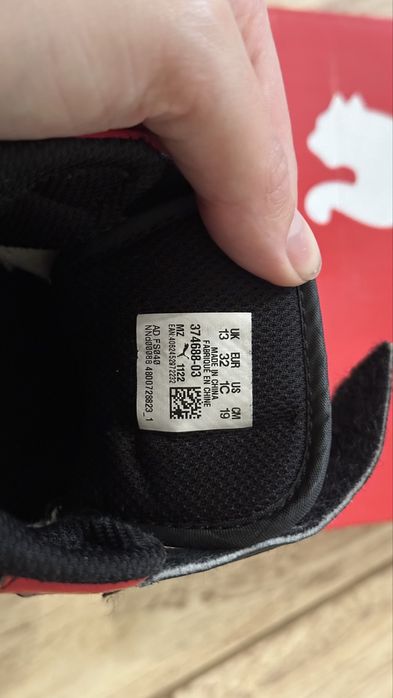 Хайтопи puma 32 розмір 19 см стелька