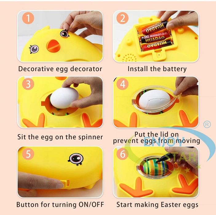 DIY Maszyna Zestaw do jajek wielkanocnych zabawka