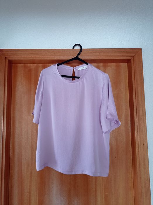 Blusa lilás Mango