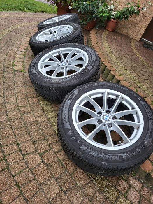 Felgi Bmw 17" 5x112 Opony zimowe 225/55/17 Audi/Vw/Skoda/Seat