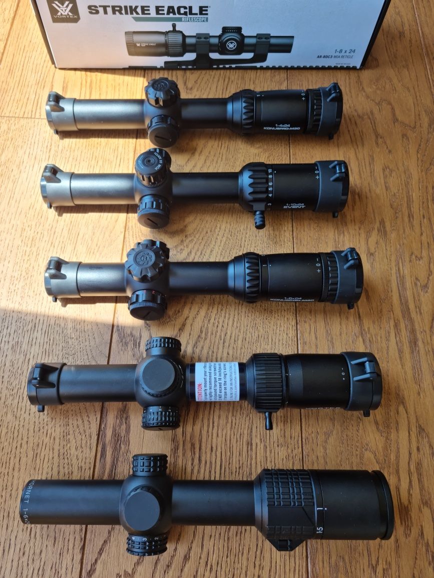Прицел оптический Vortex Strike Eagle 1-6x24 AR-BDC3 (MOA) (SE-1624-2)
