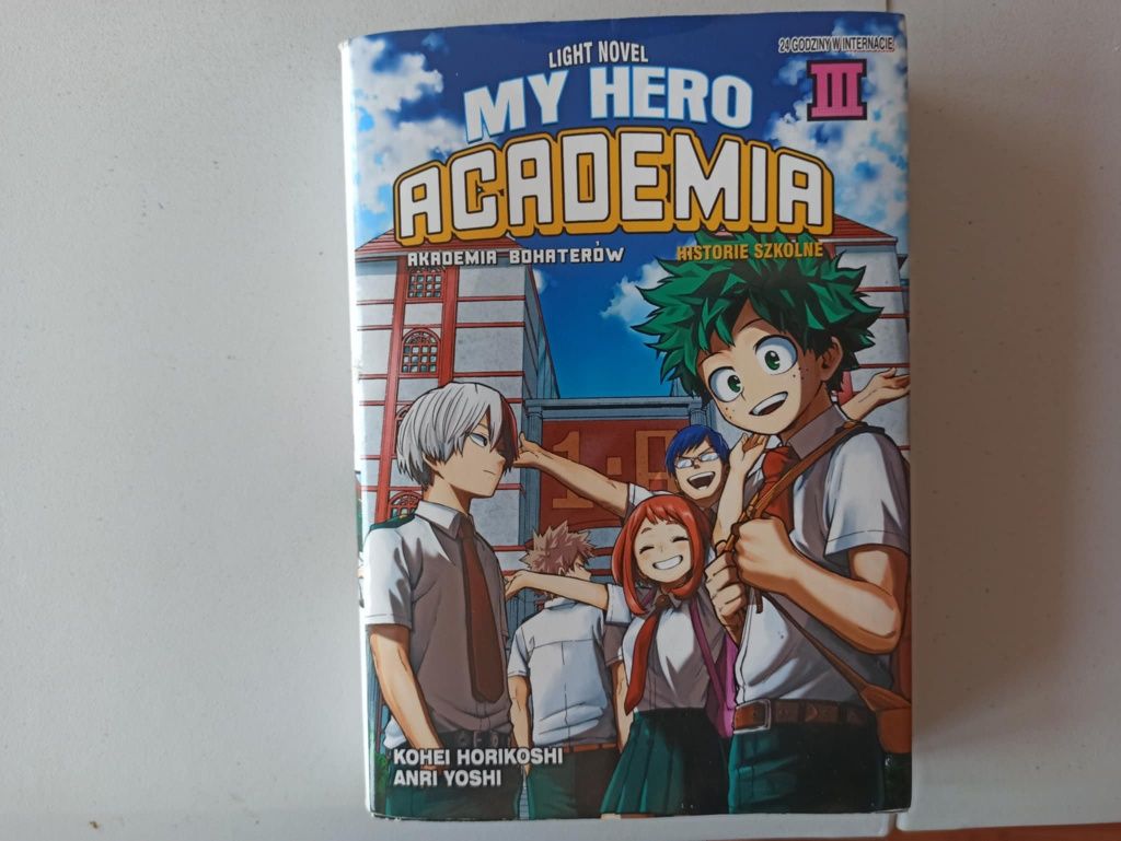 Light novel My Hero Academia tom 3