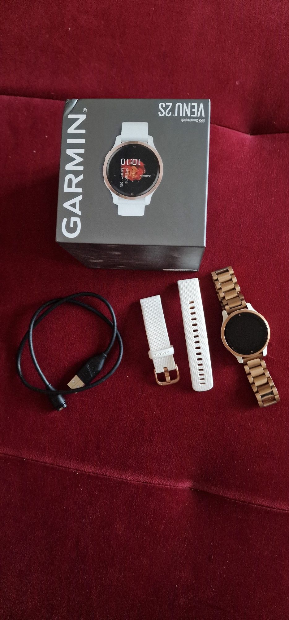 Smartwatch Garmin Venu 2S złoty