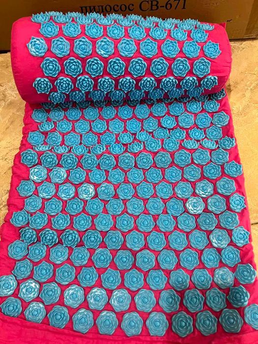 Набор массажный коврик и валик