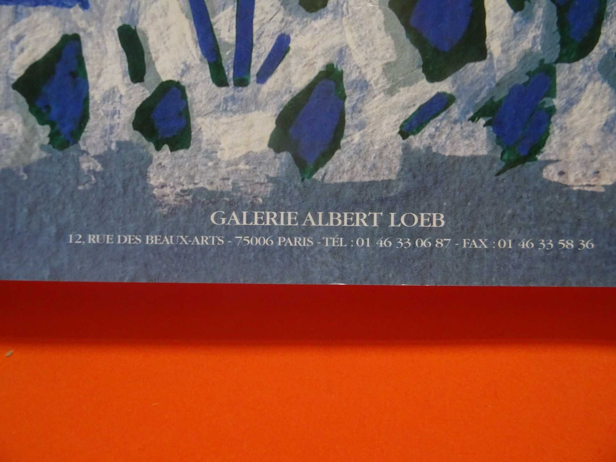Cargaleiro - Galerie Albert Loeb - Assinado por Manuel Cargaleiro