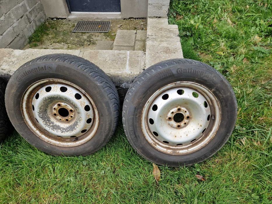 Felgi z oponami 195/65/15 2 szt 185/65/15 2 szt ZIMA 4x98 Fiat