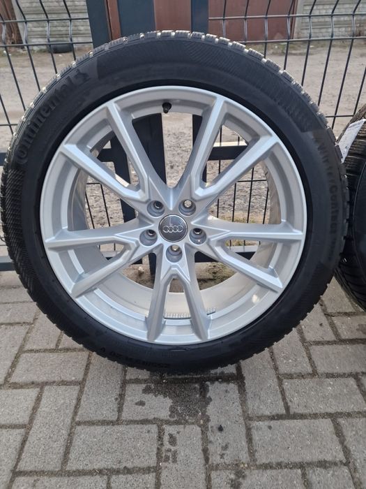 Felgi Audi Q5 8.0Jx20 ET39 + opony zimowe Continental 255/45/20