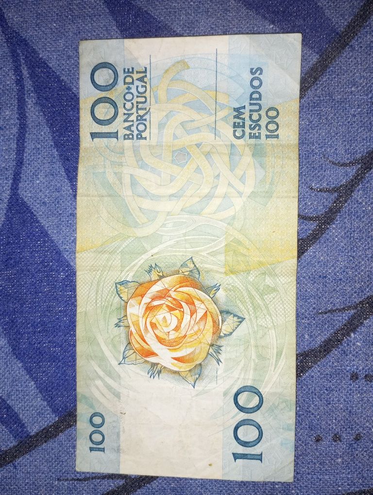 Nota 100 escudos Fernando pessoa