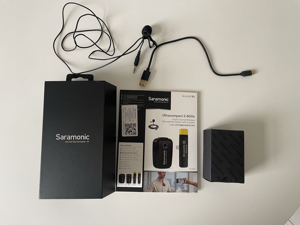 Bezprzewodowy mikrofon Saramonic Blink500 B3 (RXDI + TX)