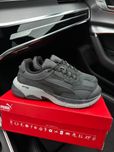 Кроссовки Puma сірі весна лето замш пума кросівки Демі мужские серые