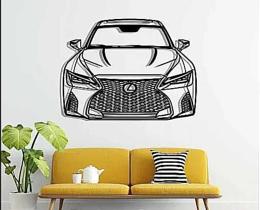 Купуйте зараз - декоративне панно з Lexus IS500 - стильний авто декор!