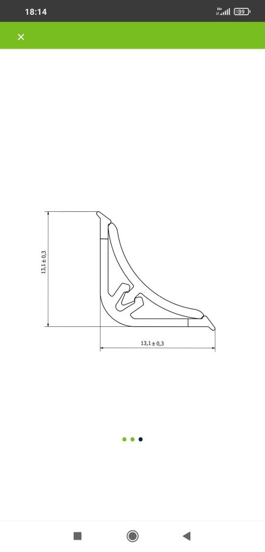 Listwa Przyblatowa LB15 Korner