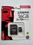 Карта пам'яті microSD Kingston 16 Гб