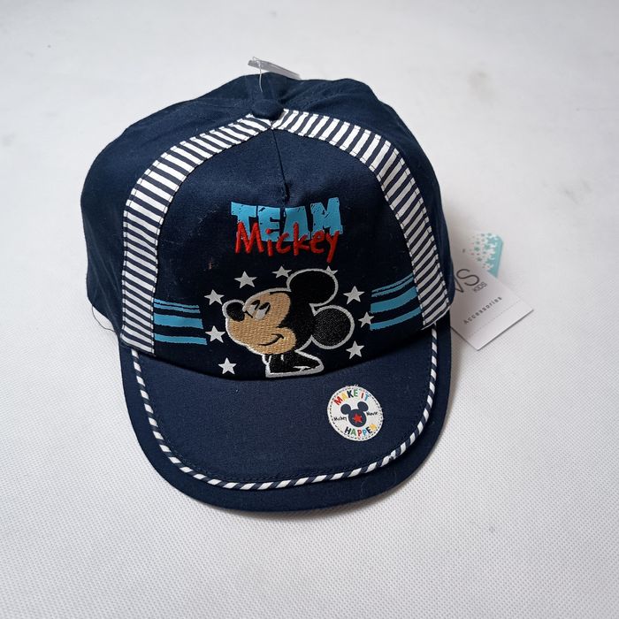 Disney Czapka Z Daszkiem Granatowa Dziecięca Bawełniana Mickey Mouse R