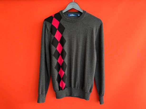 Jack Spicklaus Merino оригинал мужской свитер джемпер размер M Б У