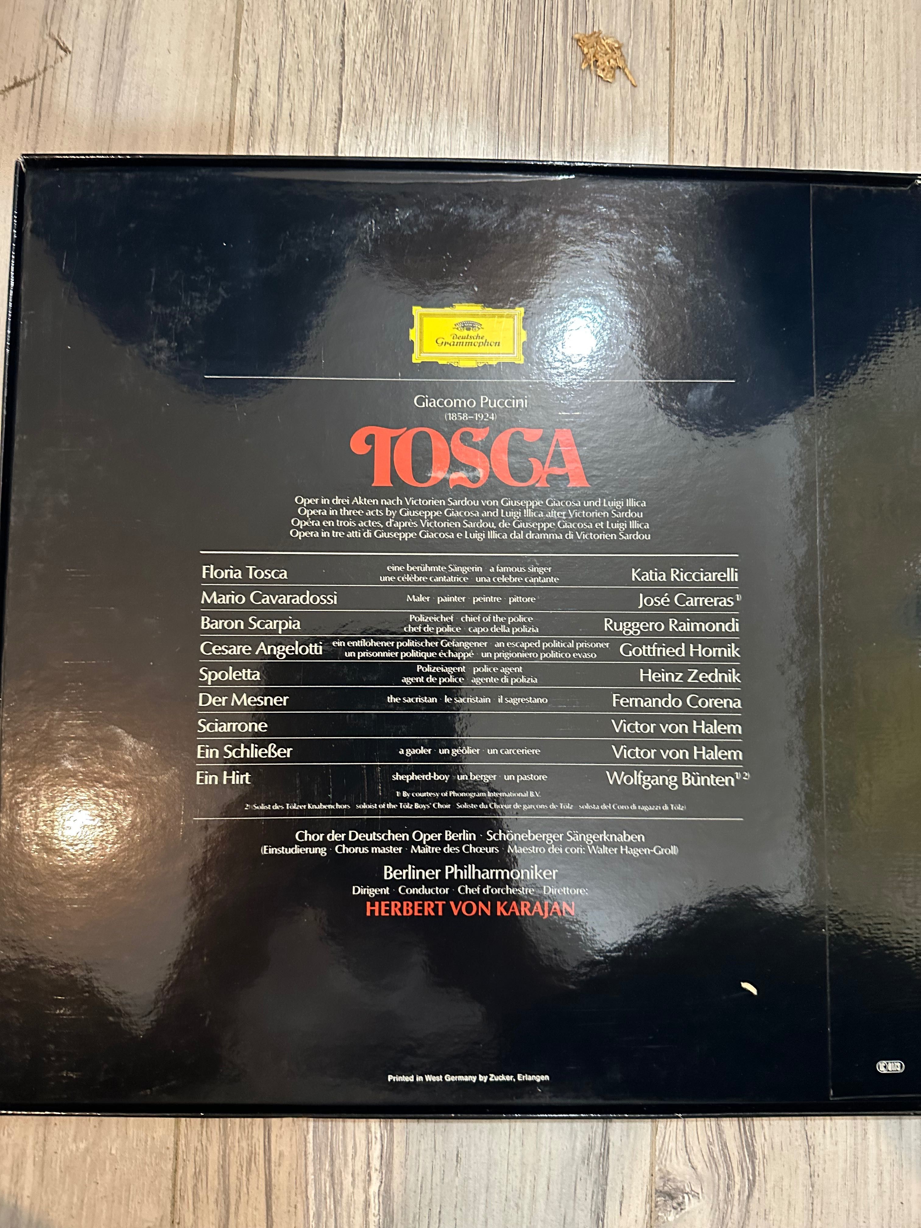 Winyl - Giacomo Puccini „ Tosca” ( Deutsche Grammophone )