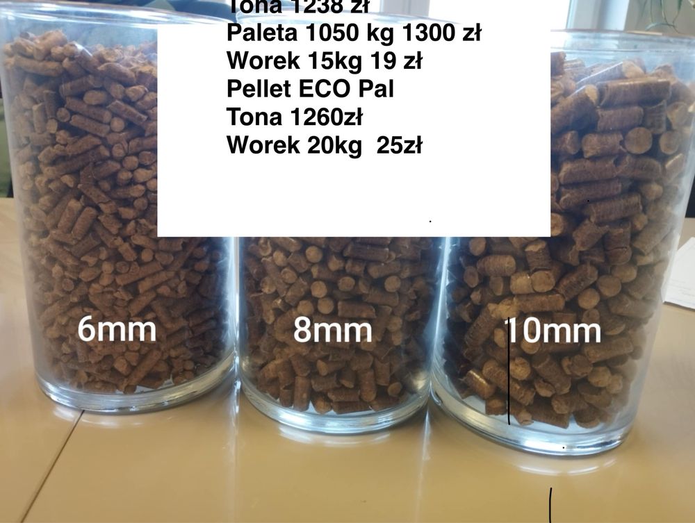 PELLET opał  fi 6/8/10 mm 1099zł  Zator