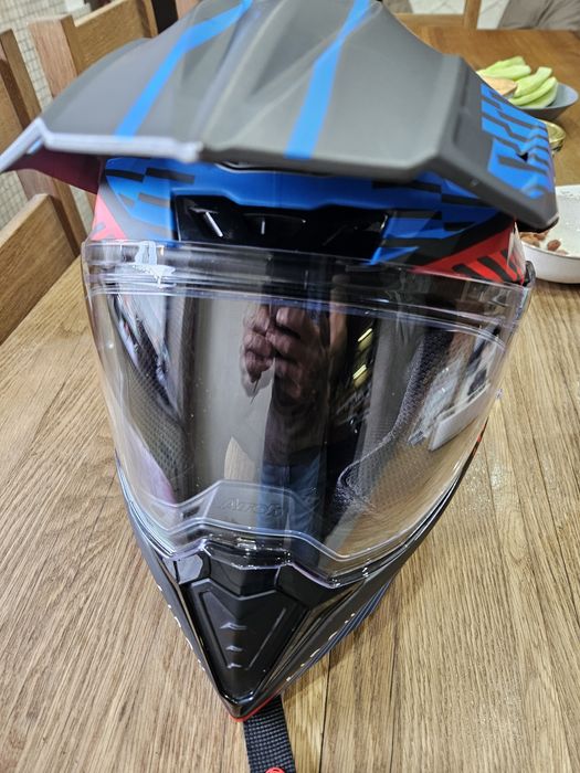 Kask Airoh Commander Boost RED/BLUE MATT