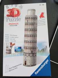 minipuzzle 3D, Krzywa wieża w Pizie, Ravensburger 54 el.