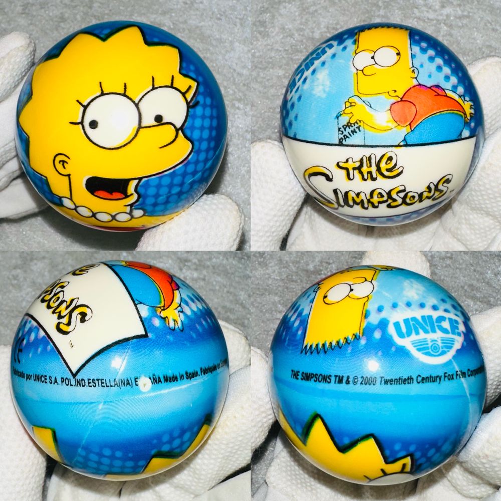 Колекція гумових кульок шариків теніс unice the simpsons 2000