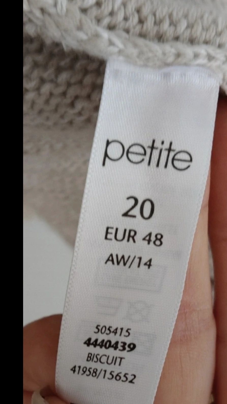 Kardigan damski narzutka beżowy elegancki bawełniany cotton spring 48