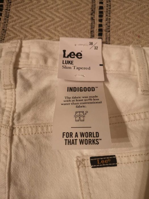 Spodnie jeansowe Lee Luke, W38, L32, Slim Tapered, nowe.