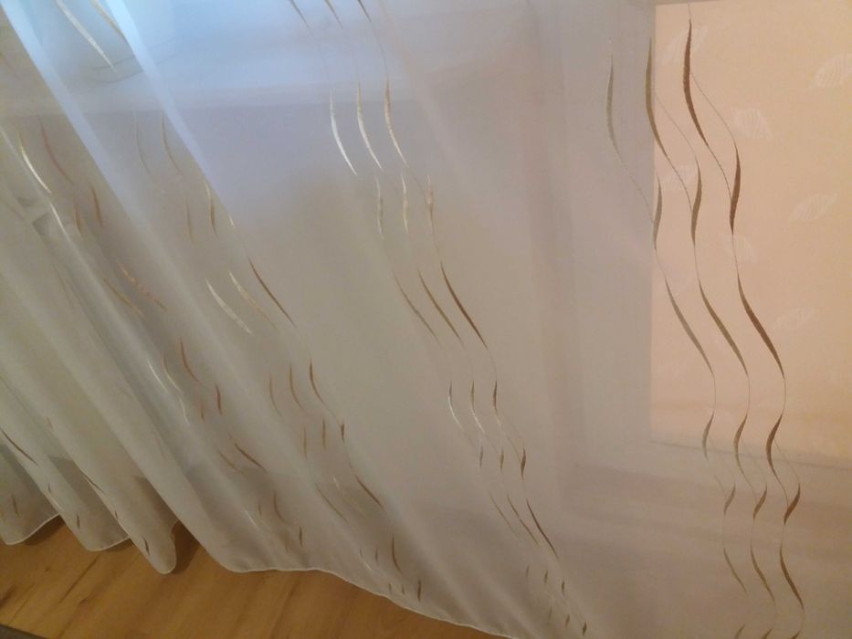 Firanka w kolorze ecru