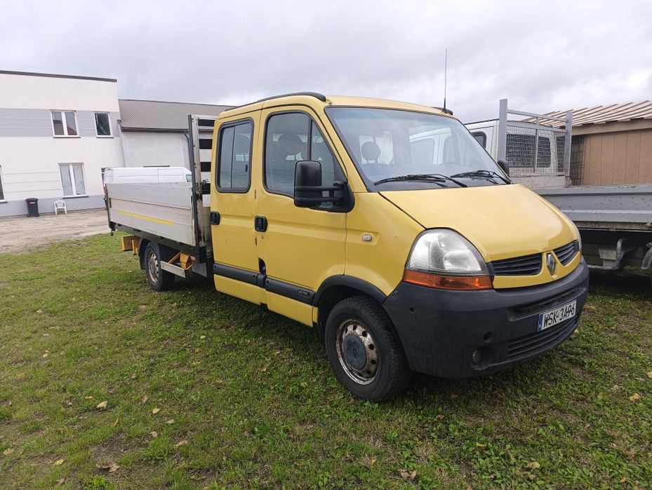 Uszkodzony Renault Master 2008r salon Polska skrzyniowy brygadowy Doka