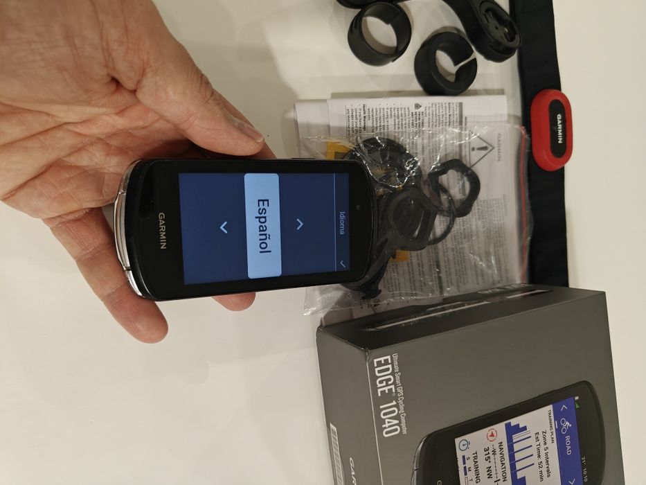 Garmin Edge 1040 + Banda Garmin hrm