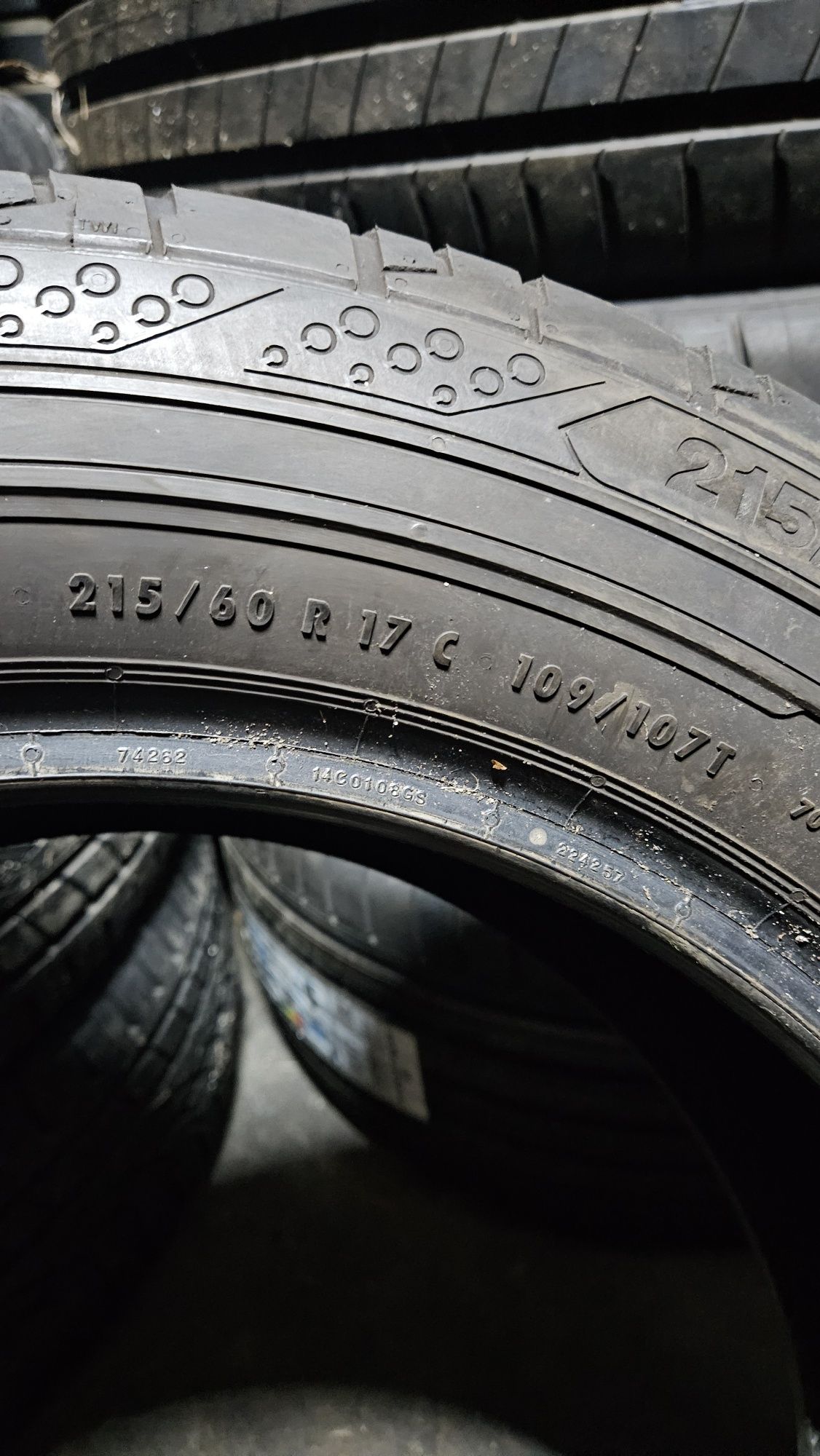 2szt 215/60/17C Continental 6.5mm dot3417r LATO