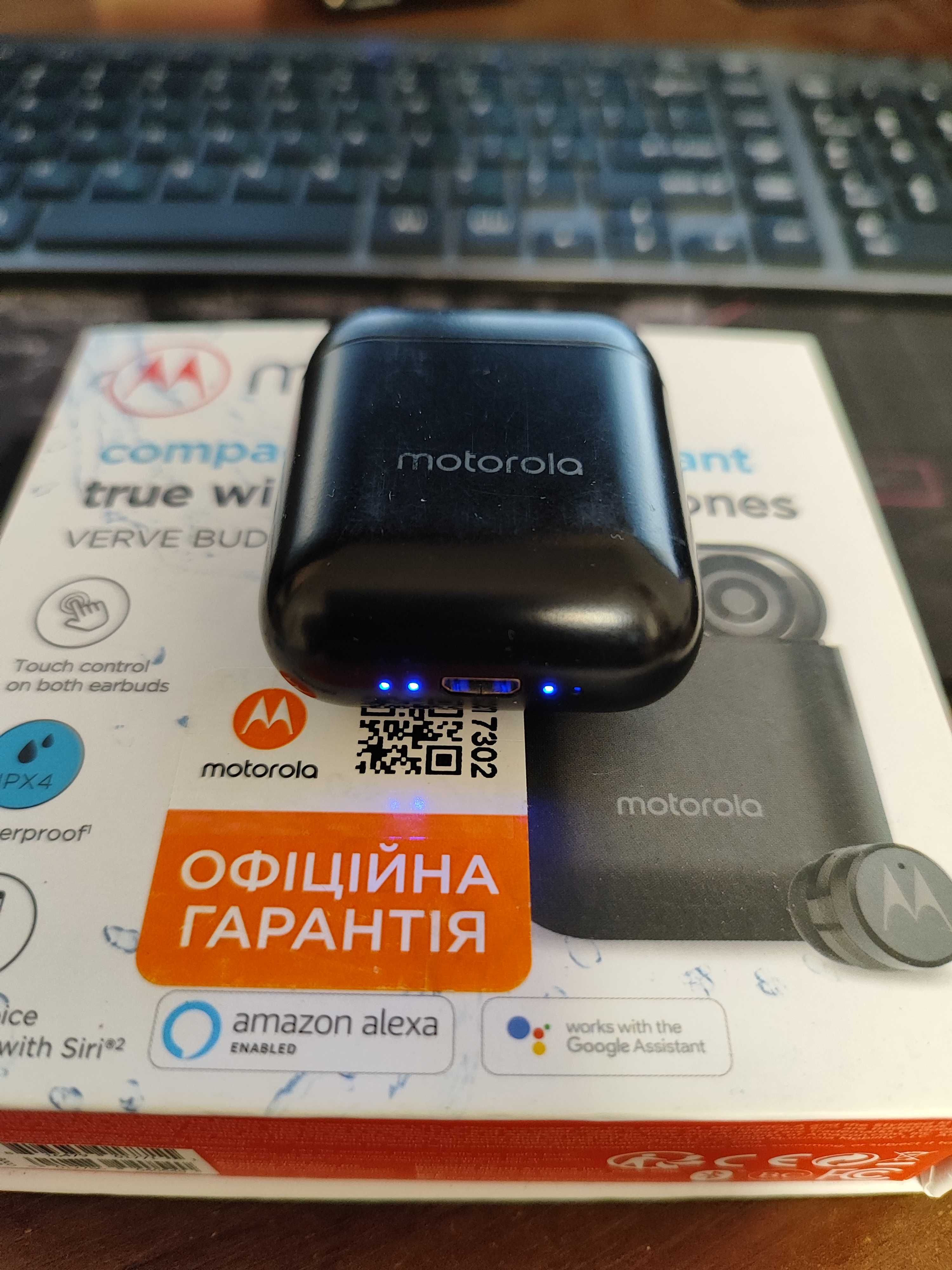 Бездротові Навушники Motorola Verve Buds 110 Black TWS