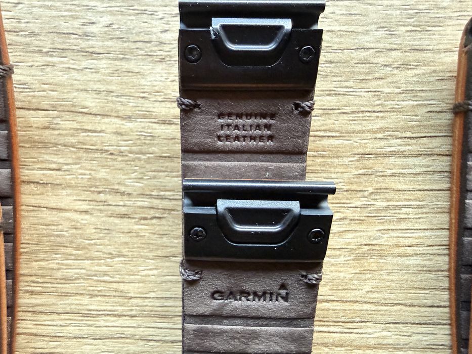 Pasek Garmin Chesnut Quickfit 22mm Skóra Oryginalny!