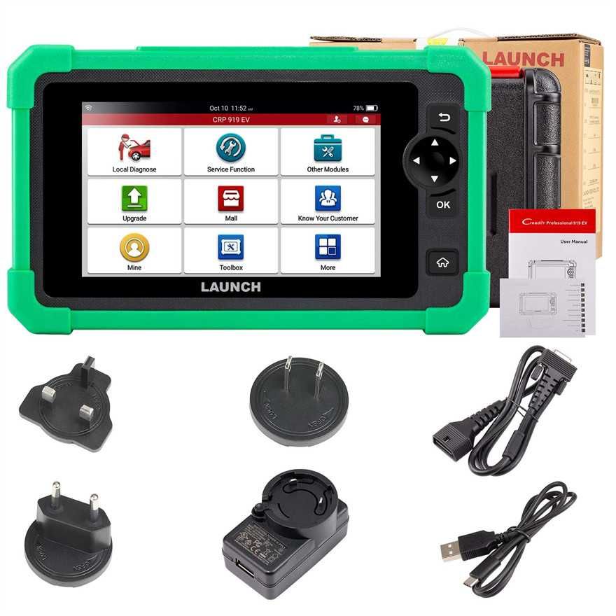 Launch CRP919 EV Maquina Diagnostico Elétricos Original PT (NOVO)