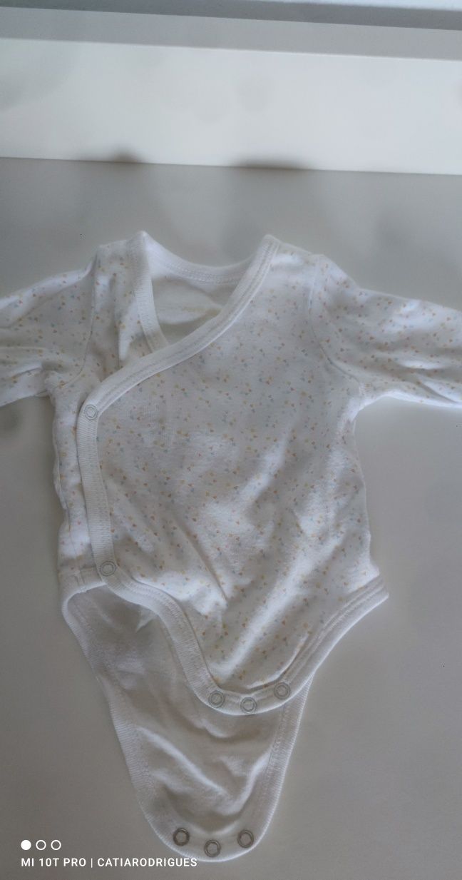 Babygrows prematuro/recém nascido