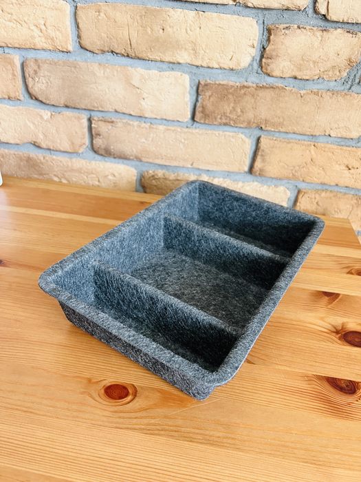 Szara taca Ikea Reggisar 20x30 cm